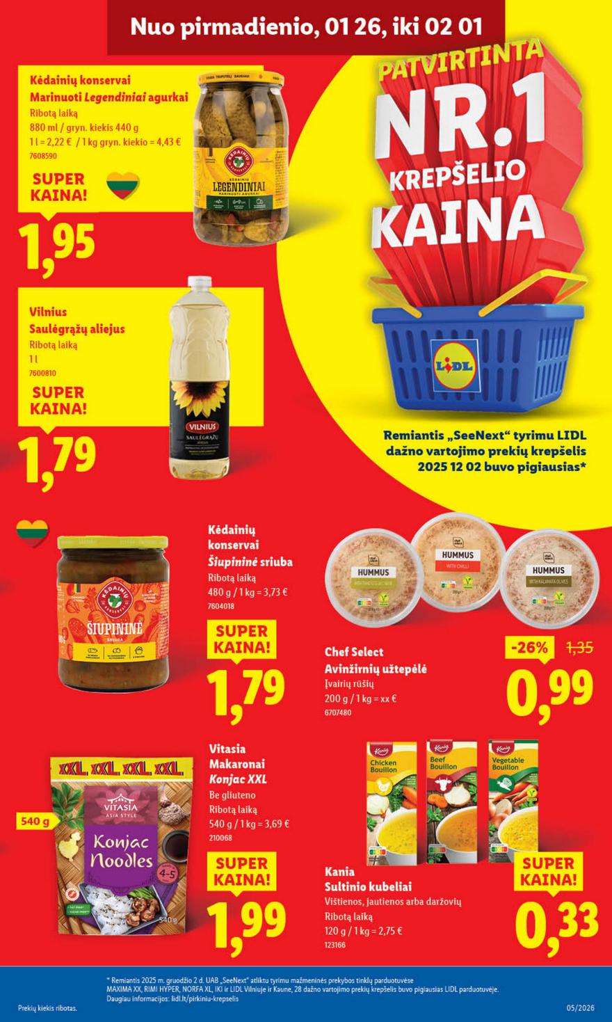 Lidl leidinys naujas akcijos nuo 
  2026-01-26 iki 
  2026-02-01 | Leidinukas.lt puslapis 9
