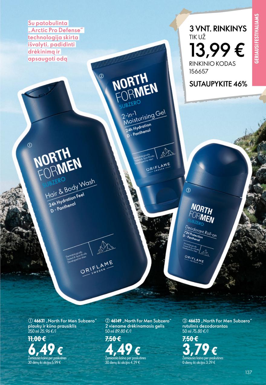 Oriflame katalogas akcijos nuo 
  2026-07-15 iki 
  2026-08-04 | Leidinukas.lt puslapis 137