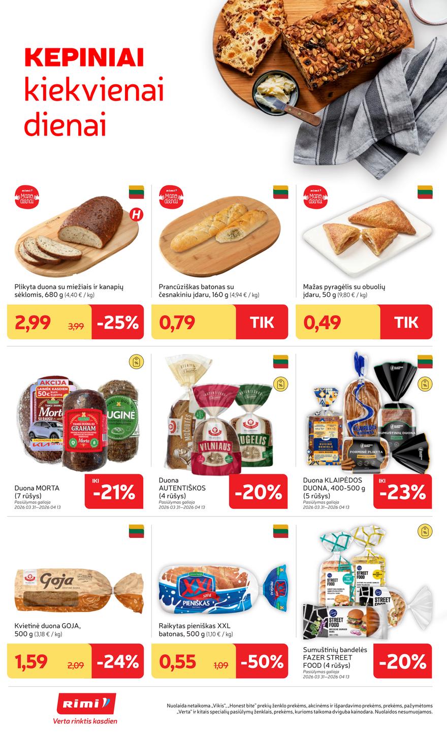 Rimi leidinys akcijos nuo 
  2026-03-31 iki 
  2026-04-06 | Leidinukas.lt puslapis 16