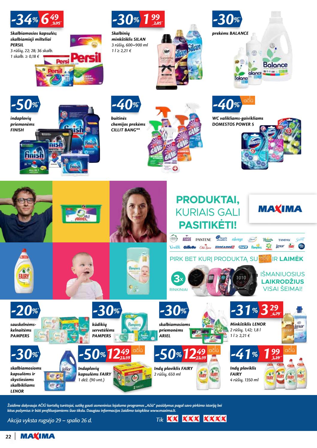 Maxima kaininis leidinys akcijos nuo 
  2020-10-13 iki 
  2020-10-19 | Leidinukas.lt puslapis 22