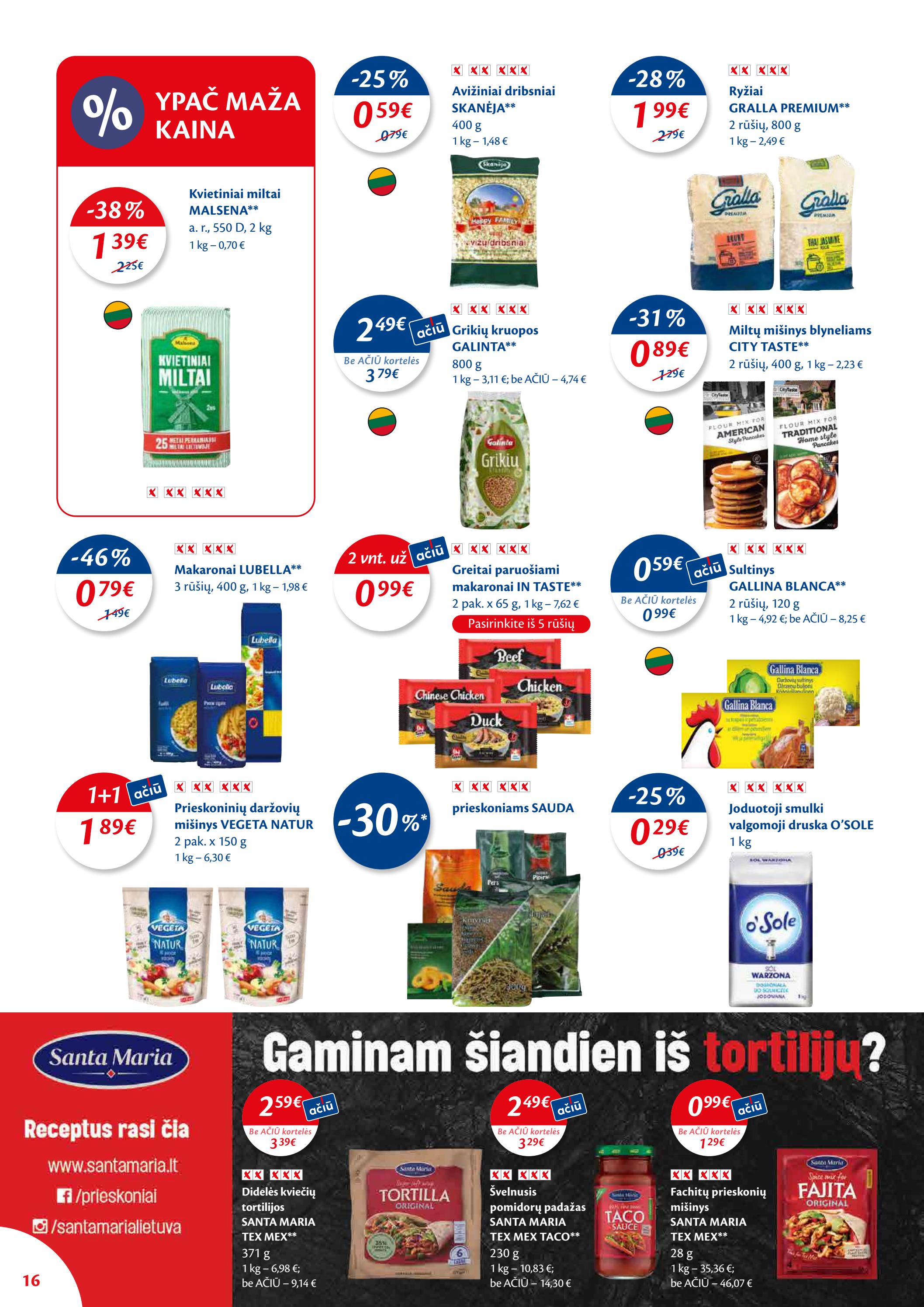 Maxima leidinys akcijos nuo 
  2023-01-31 iki 
  2023-02-06 | Leidinukas.lt puslapis 16