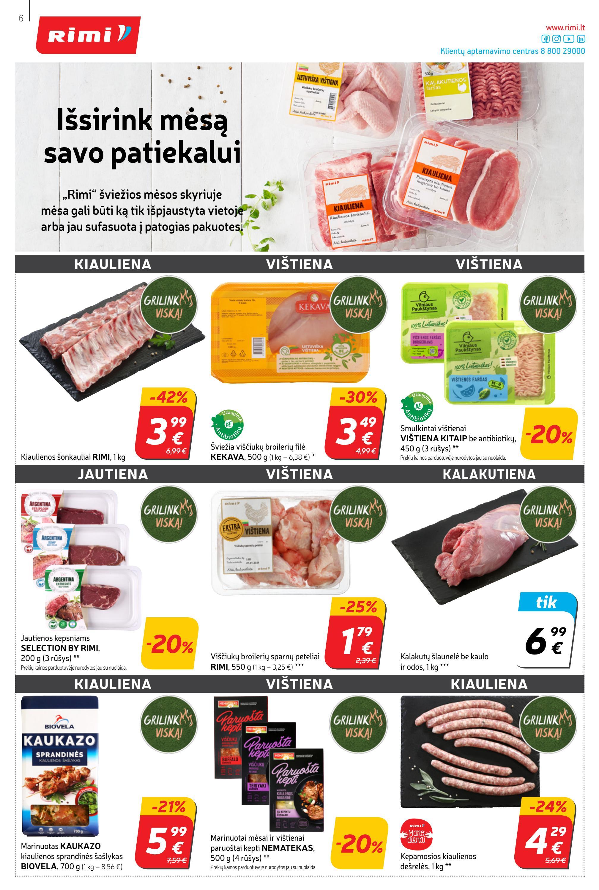 Rimi savaitinis leidinys akcijos nuo 
  2022-07-26 iki 
  2022-08-01 | Leidinukas.lt puslapis 6