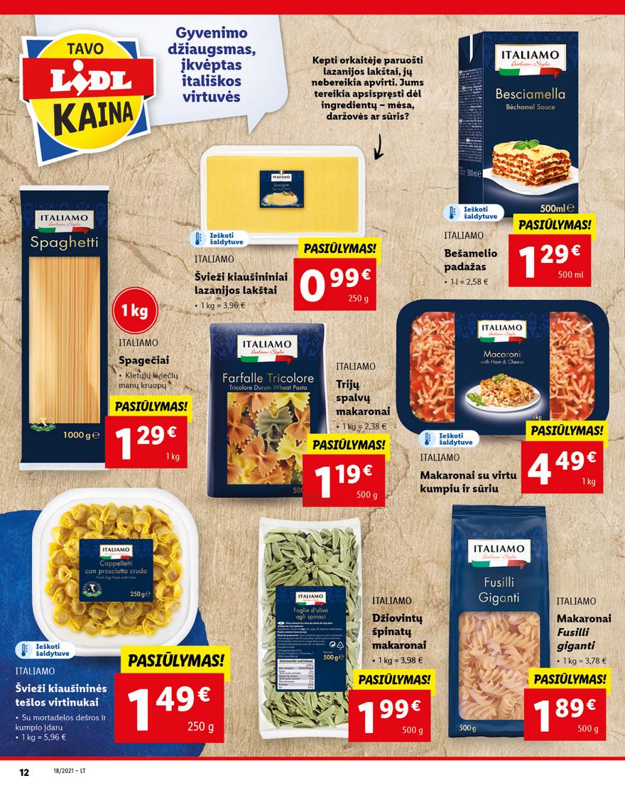 Lidl maisto prekių pasiūlymai akcijos nuo 
  2021-05-03 iki 
  2021-05-09 | Leidinukas.lt puslapis 12