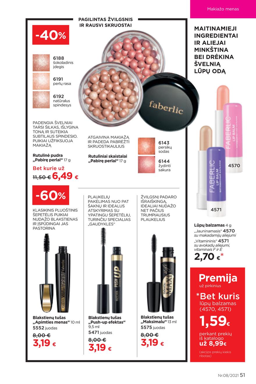 Faberlic katalogas akcijos nuo 
  2021-05-24 iki 
  2021-06-13 | Leidinukas.lt puslapis 51