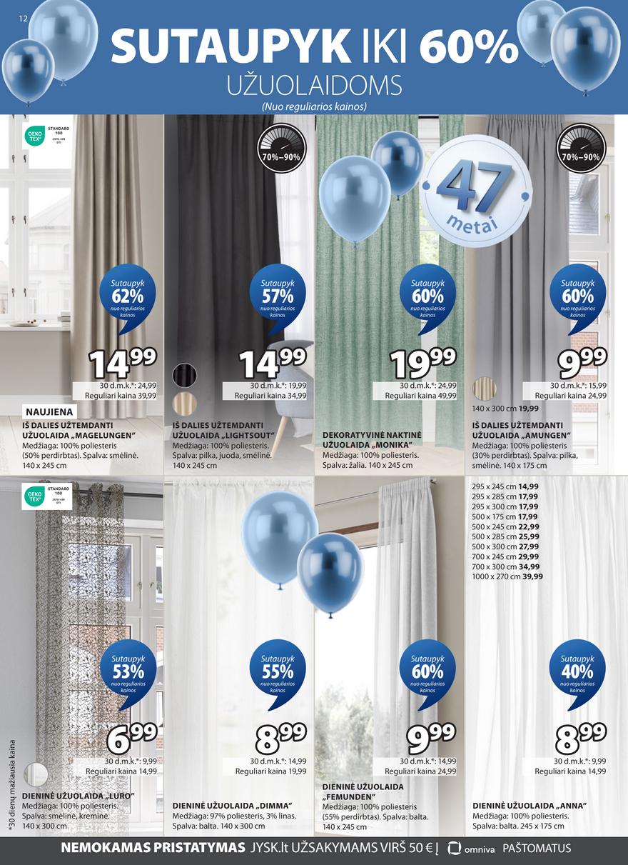 Jysk leidinys akcijos nuo 
  2026-04-14 iki 
  2026-04-27 | Leidinukas.lt puslapis 12