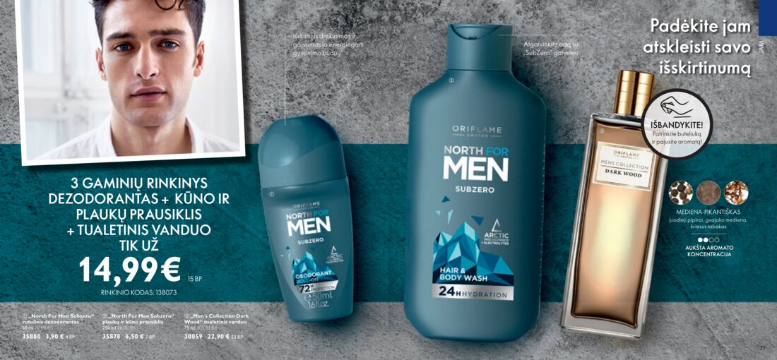 Oriflame katalogas akcijos nuo 
  2021-03-01 iki 
  2021-03-31 | Leidinukas.lt puslapis 39