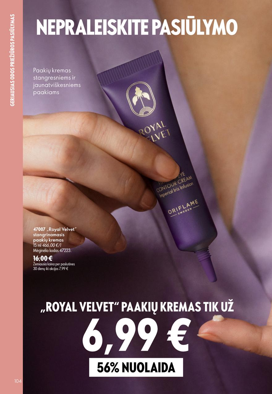 Oriflame katalogas akcijos nuo 
  2026-07-15 iki 
  2026-08-04 | Leidinukas.lt puslapis 104