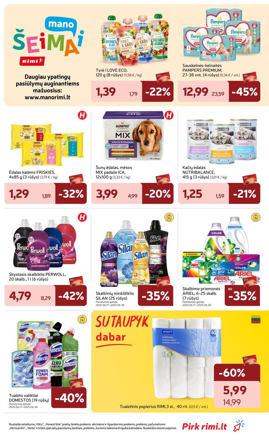 Rimi savaitinis leidinys 26 akcijos nuo 
  2025-06-24 iki 
  2025-06-30 | Leidinukas.lt puslapis 27