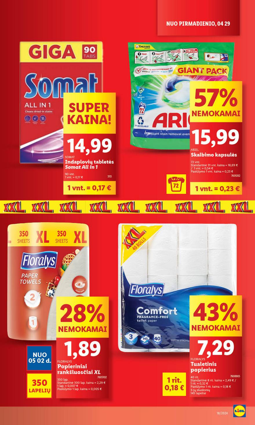 Lidl leidinys akcijos nuo 
  2024-04-29 iki 
  2024-05-05 | Leidinukas.lt puslapis 17
