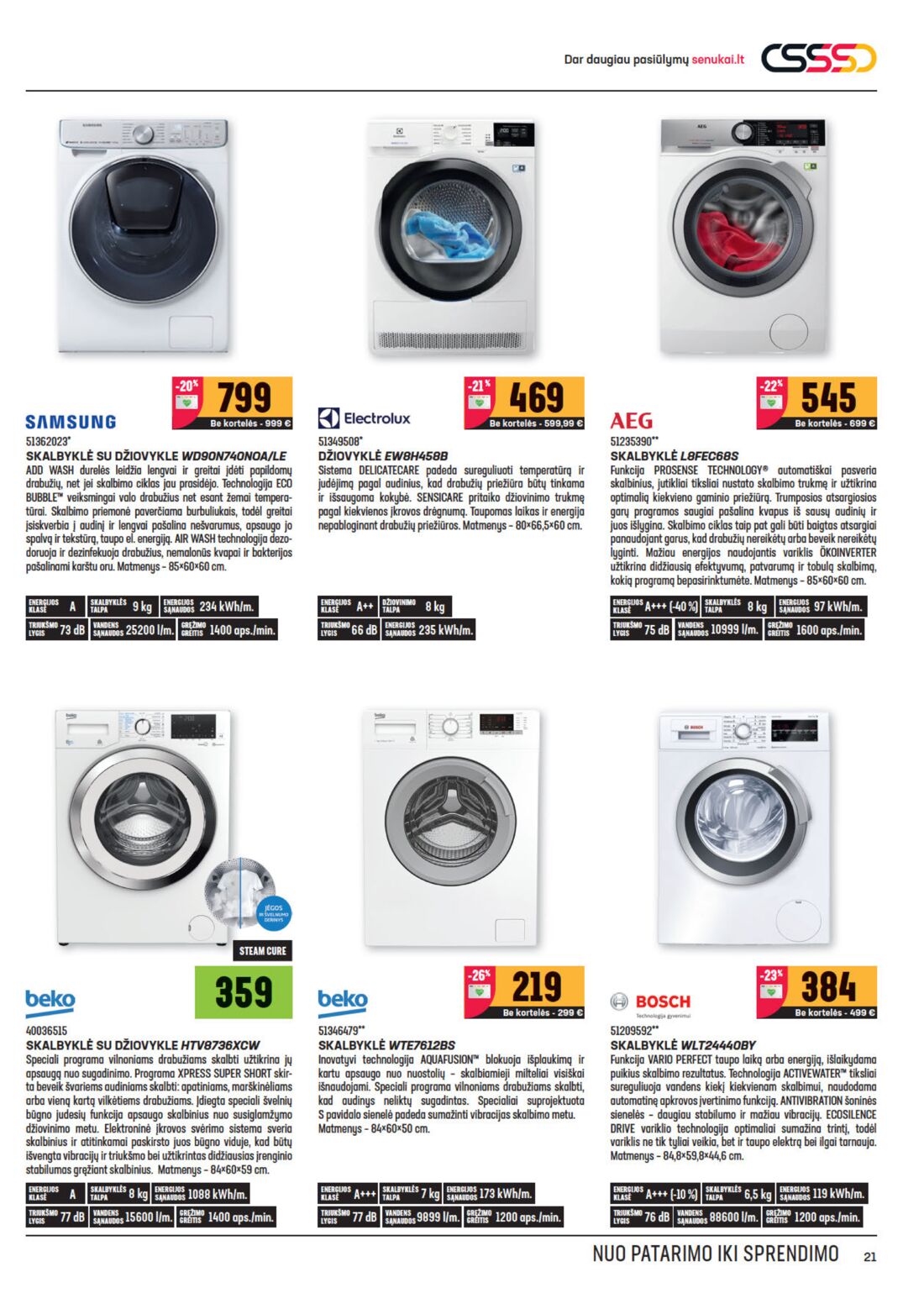 Senukai reklaminis leidinys akcijos nuo 
  2020-08-05 iki 
  2020-08-31 | Leidinukas.lt puslapis 21