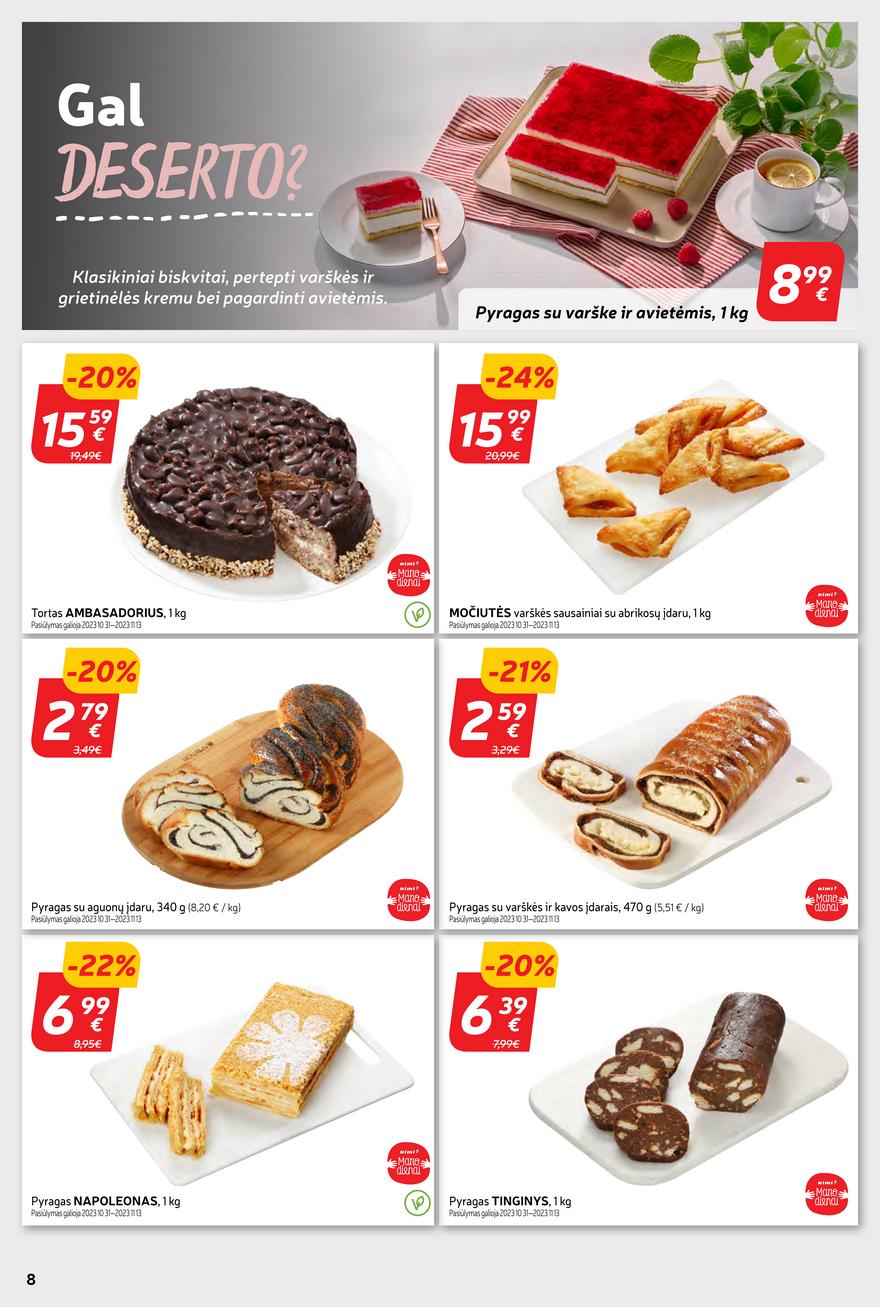 Rimi savaitinis leidinys akcijos nuo 
  2023-10-31 iki 
  2023-11-06 | Leidinukas.lt puslapis 8