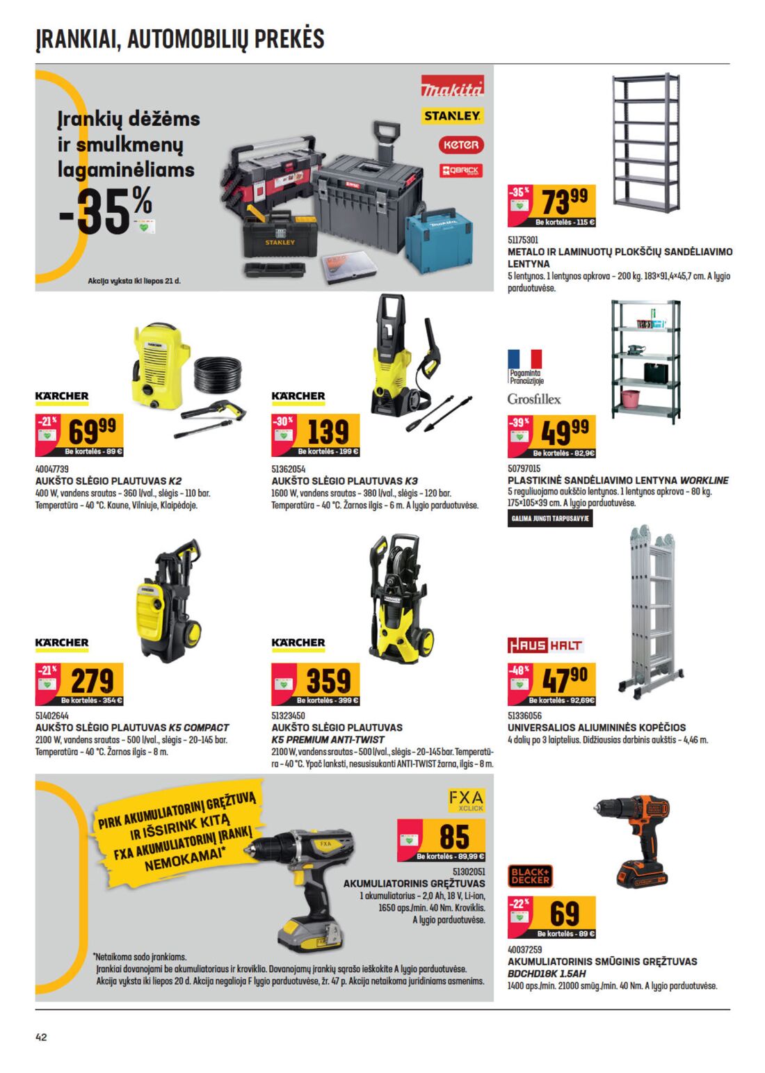 Senukai reklaminis leidinys akcijos nuo 
  2020-07-01 iki 
  2020-07-20 | Leidinukas.lt puslapis 42