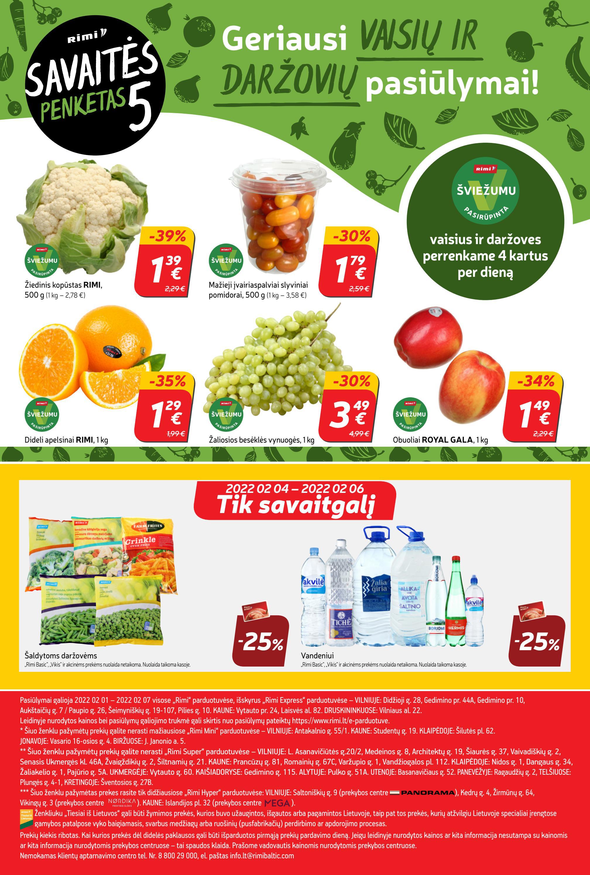 Rimi savaitinis leidinys akcijos nuo 
  2022-02-01 iki 
  2022-02-07 | Leidinukas.lt puslapis 24
