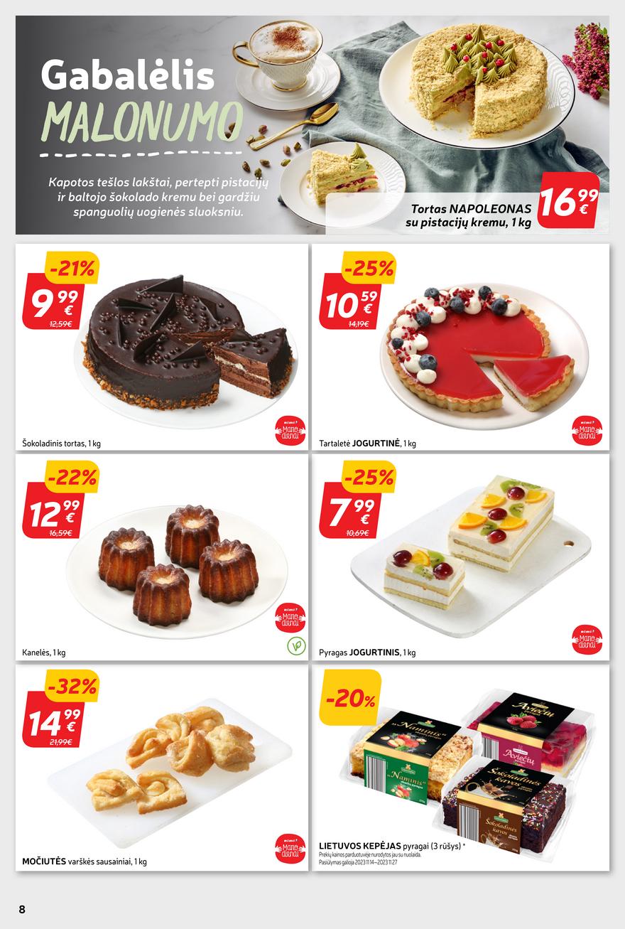 Rimi savaitinis leidinys akcijos nuo 
  2023-11-14 iki 
  2023-11-20 | Leidinukas.lt puslapis 8