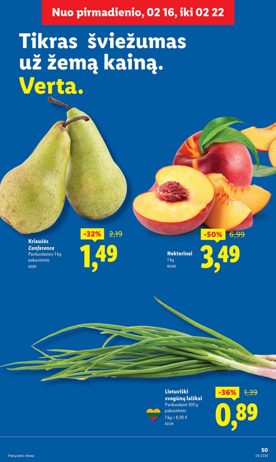 Lidl leidinys akcijos nuo 
  2026-02-16 iki 
  2026-02-22 | Leidinukas.lt puslapis 5