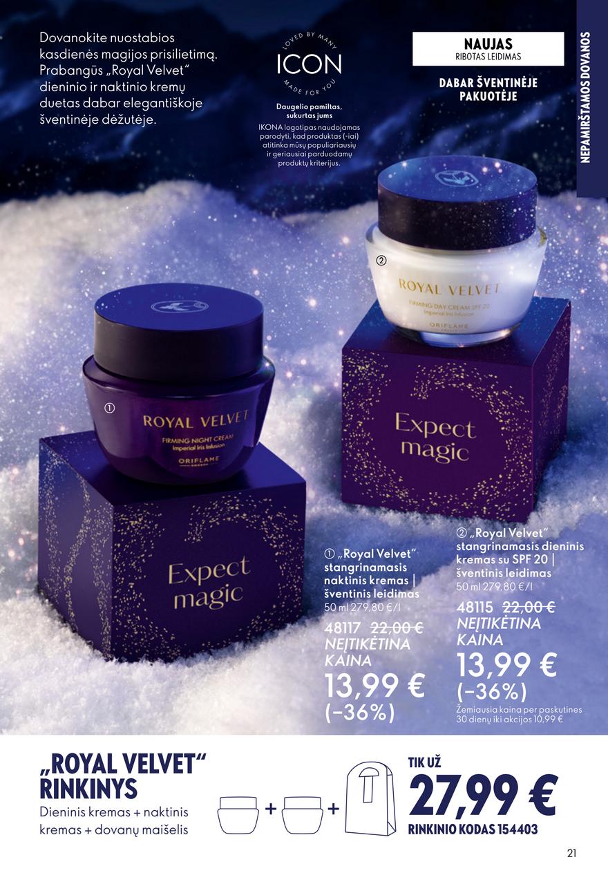 Oriflame katalogas akcijos nuo 
  2025-12-10 iki 
  2025-12-30 | Leidinukas.lt puslapis 21