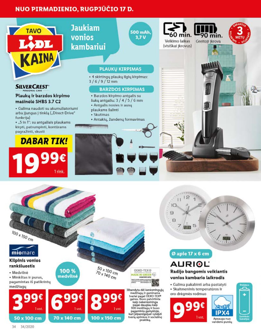 Lidl savaitinis leidinys akcijos nuo 
  2020-08-17 iki 
  2020-08-23 | Leidinukas.lt puslapis 34