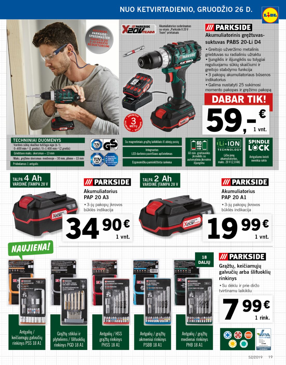 Lidl savaitinis leidinys akcijos nuo 
  2019-12-26 iki 
  2019-12-31 | Leidinukas.lt puslapis 19