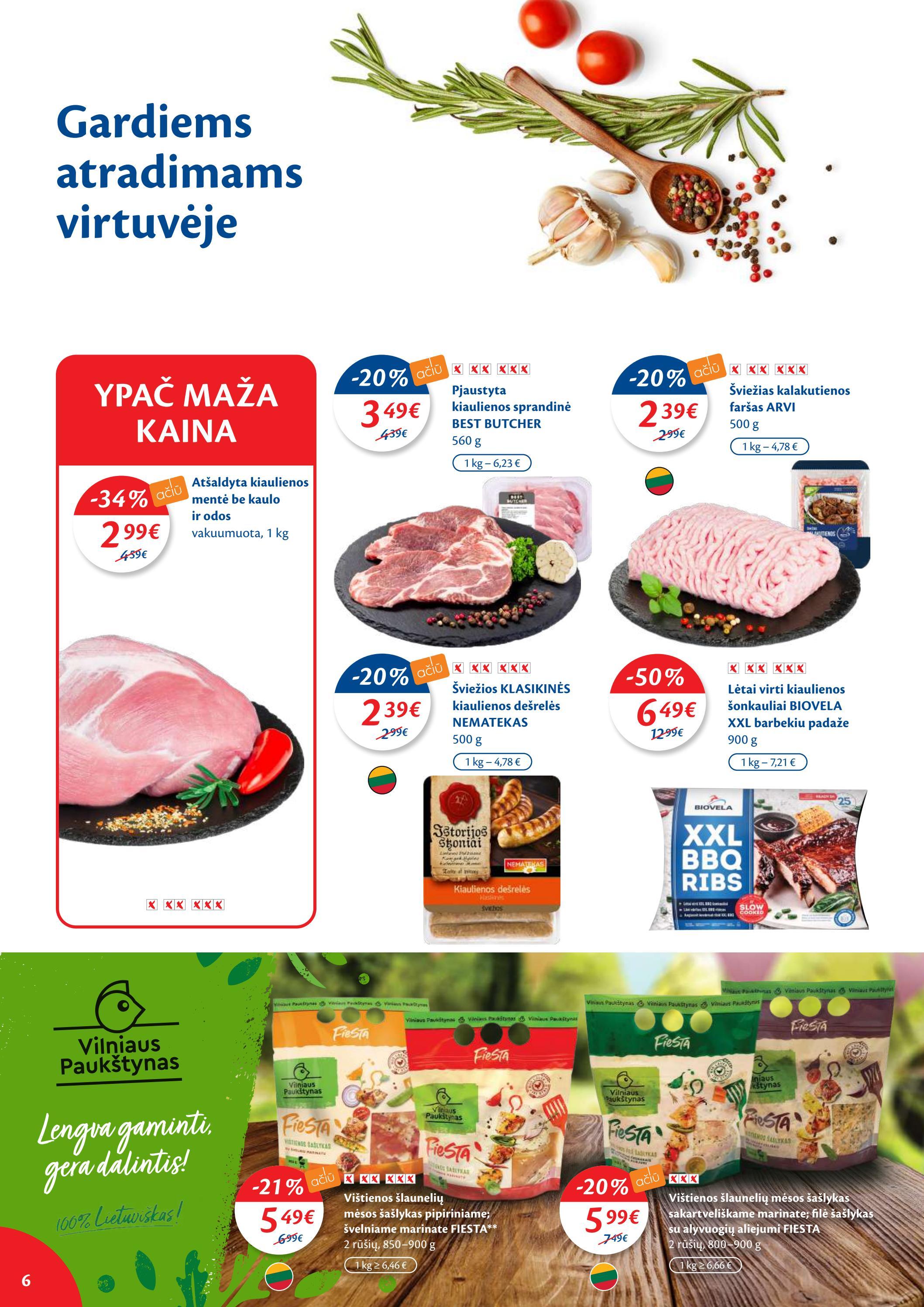 Maxima kaininis leidinys akcijos nuo 
  2022-05-24 iki 
  2022-05-30 | Leidinukas.lt puslapis 6