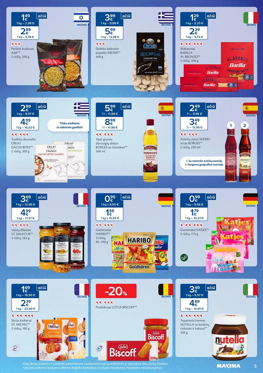 Maxima leidinukas akcijos nuo 
  2025-08-19 iki 
  2025-08-25 | Leidinukas.lt puslapis 5