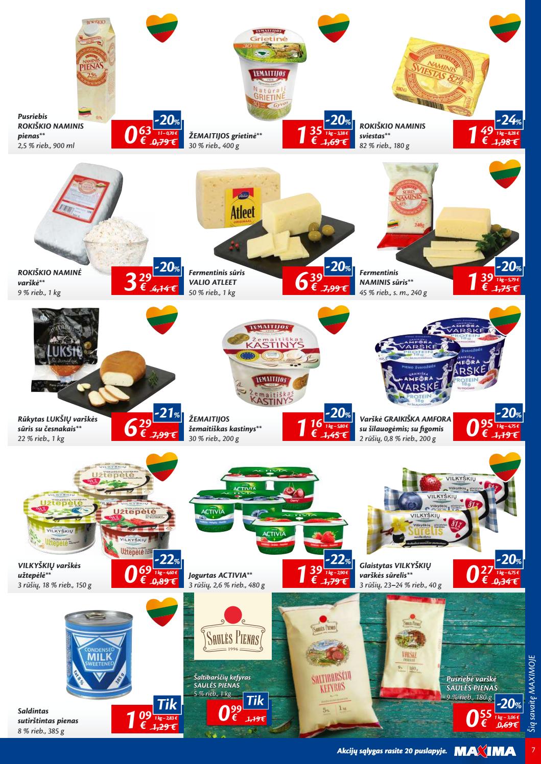 Maxima kaininis leidinys akcijos nuo 
  2019-08-06 iki 
  2019-08-12 | Leidinukas.lt puslapis 7