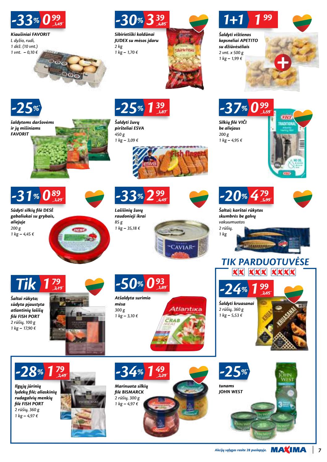 Maxima kaininis leidinys akcijos nuo 
  2020-07-14 iki 
  2020-07-20 | Leidinukas.lt puslapis 7