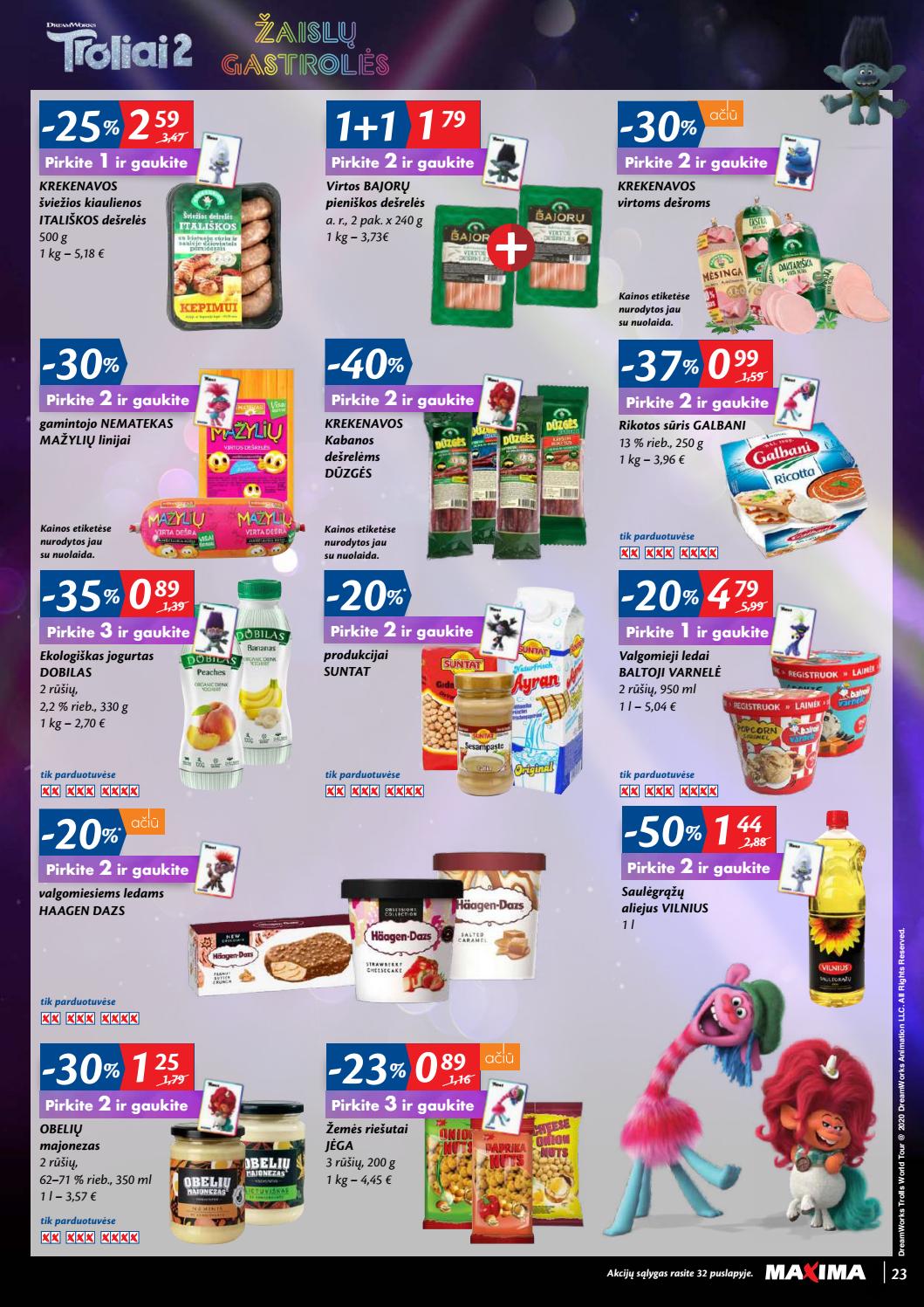 Maxima kaininis leidinys akcijos nuo 
  2020-08-25 iki 
  2020-08-31 | Leidinukas.lt puslapis 23