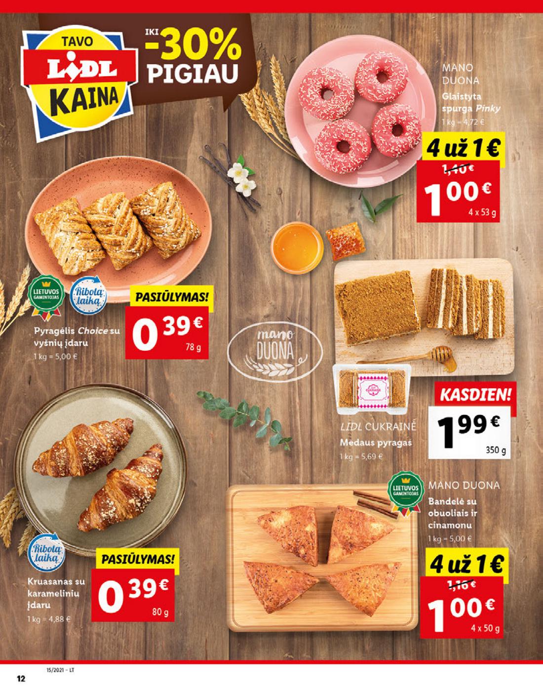 Lidl maisto prekių pasiūlymai akcijos nuo 
  2021-04-12 iki 
  2021-04-18 | Leidinukas.lt puslapis 12