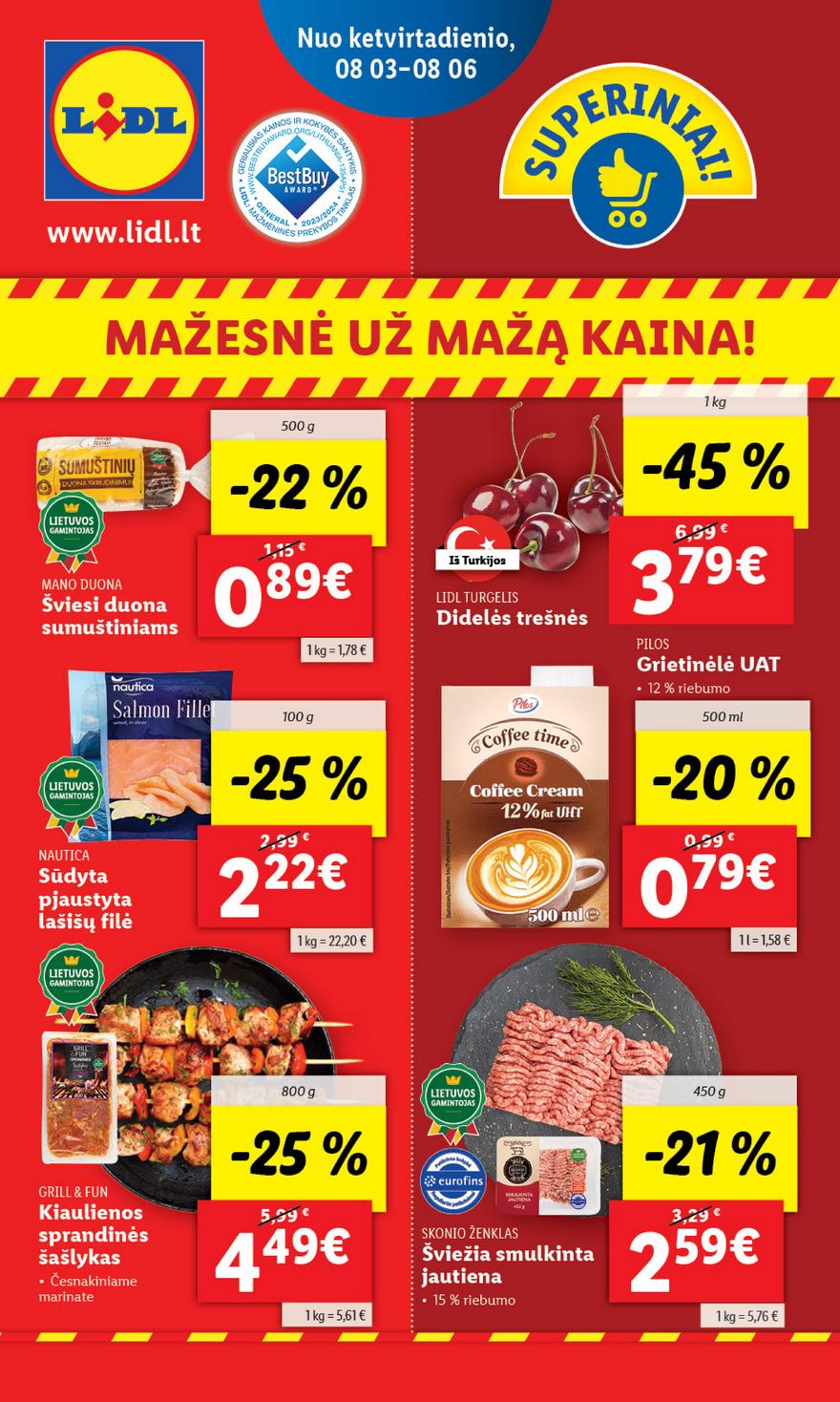 Lidl pasiūlymai akcijos nuo 
  2023-07-31 iki 
  2023-08-06 | Leidinukas.lt puslapis 53
