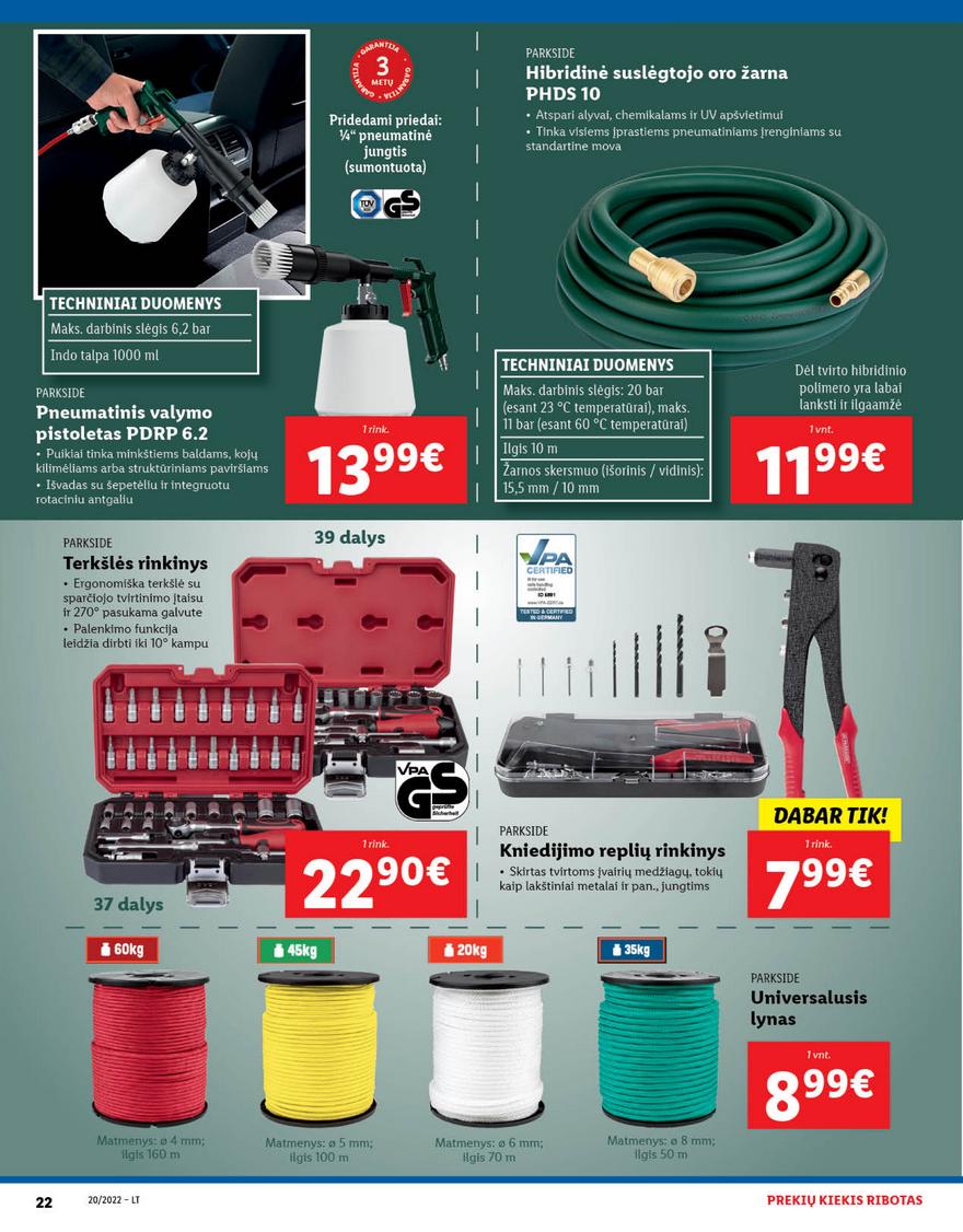 Lidl pasiūlymai akcijos nuo 
  2022-05-16 iki 
  2022-05-22 | Leidinukas.lt puslapis 22