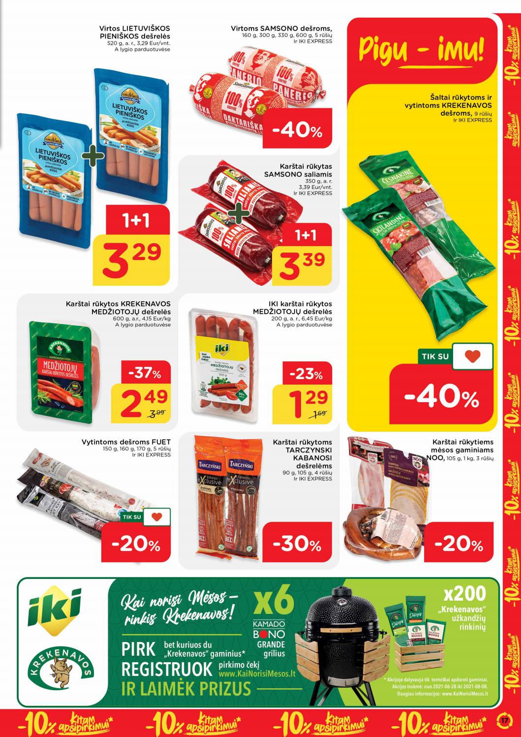 Iki savaitės leidinys akcijos nuo 
  2021-07-05 iki 
  2021-07-11 | Leidinukas.lt puslapis 17