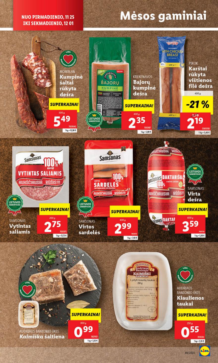 Lidl leidinys naujas akcijos nuo 
  2024-11-25 iki 
  2024-12-01 | Leidinukas.lt puslapis 24
