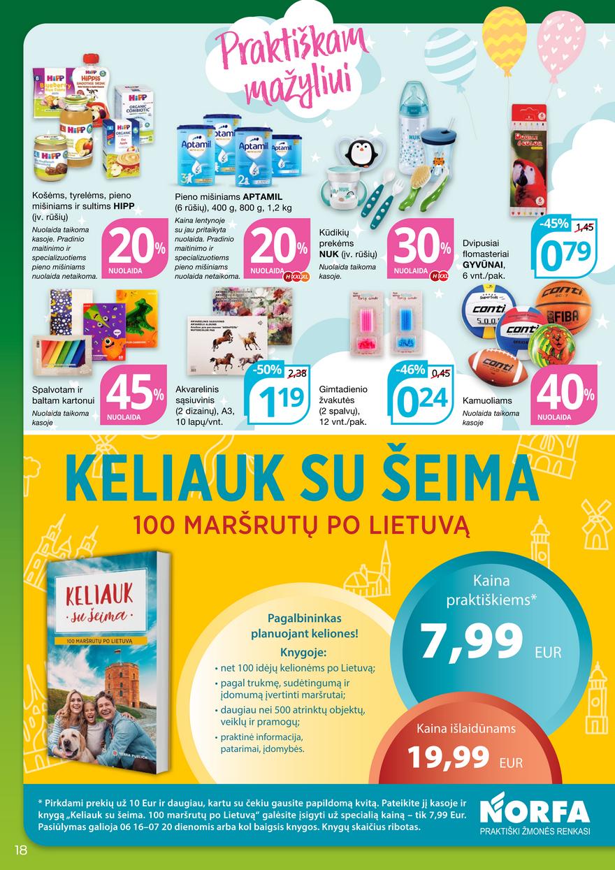 Norfos kaininis leidinys akcijos nuo
2022-06-30 iki
2022-07-13 | Leidinukas.lt puslapis 18