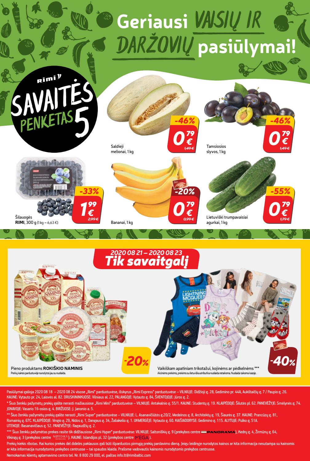 Rimi savaitinis leidinys akcijos nuo 
  2020-08-18 iki 
  2020-08-24 | Leidinukas.lt puslapis 24