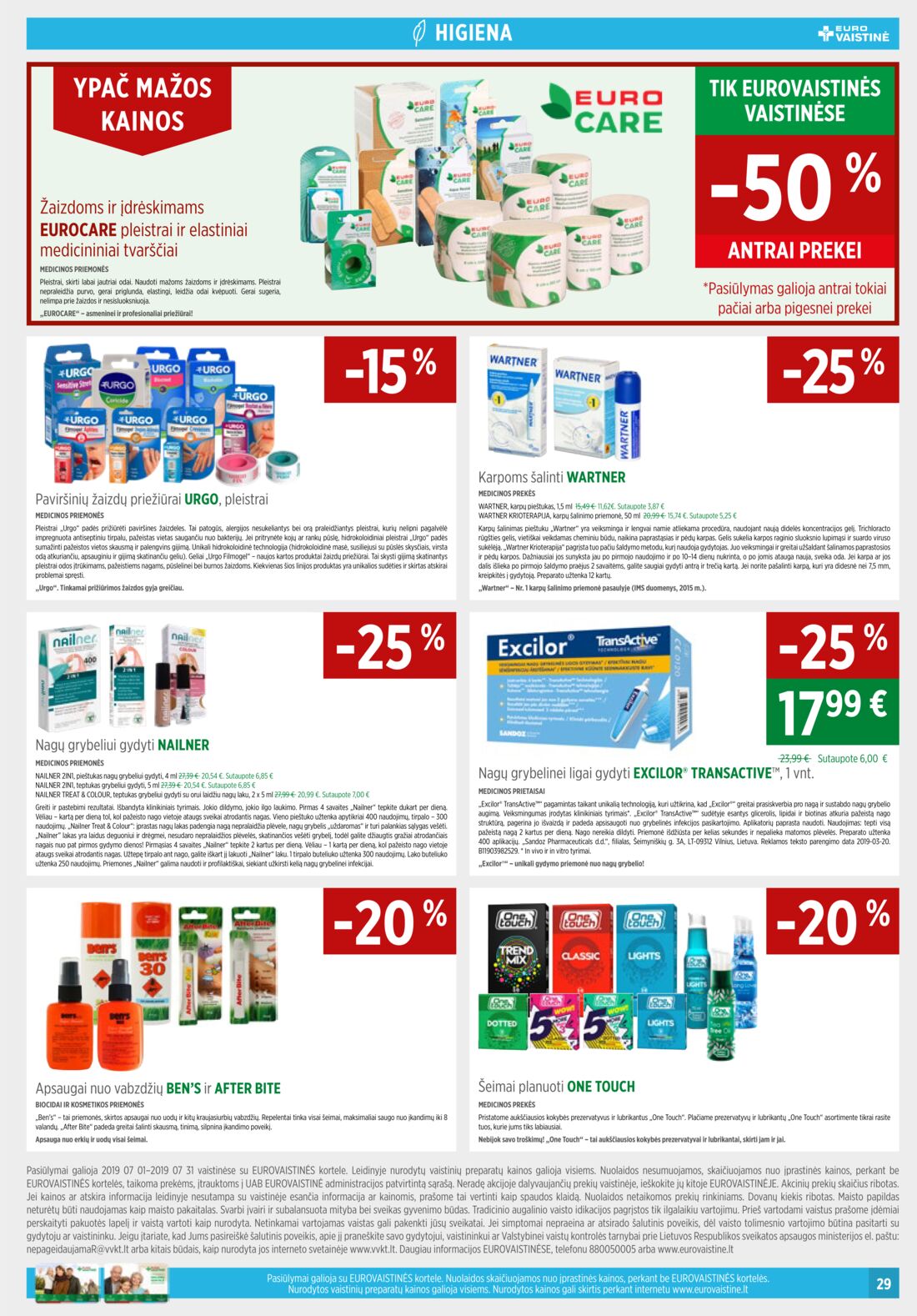 Euro vaistinė leidinys akcijos nuo 
  2019-07-01 iki 
  2019-07-31 | Leidinukas.lt puslapis 29