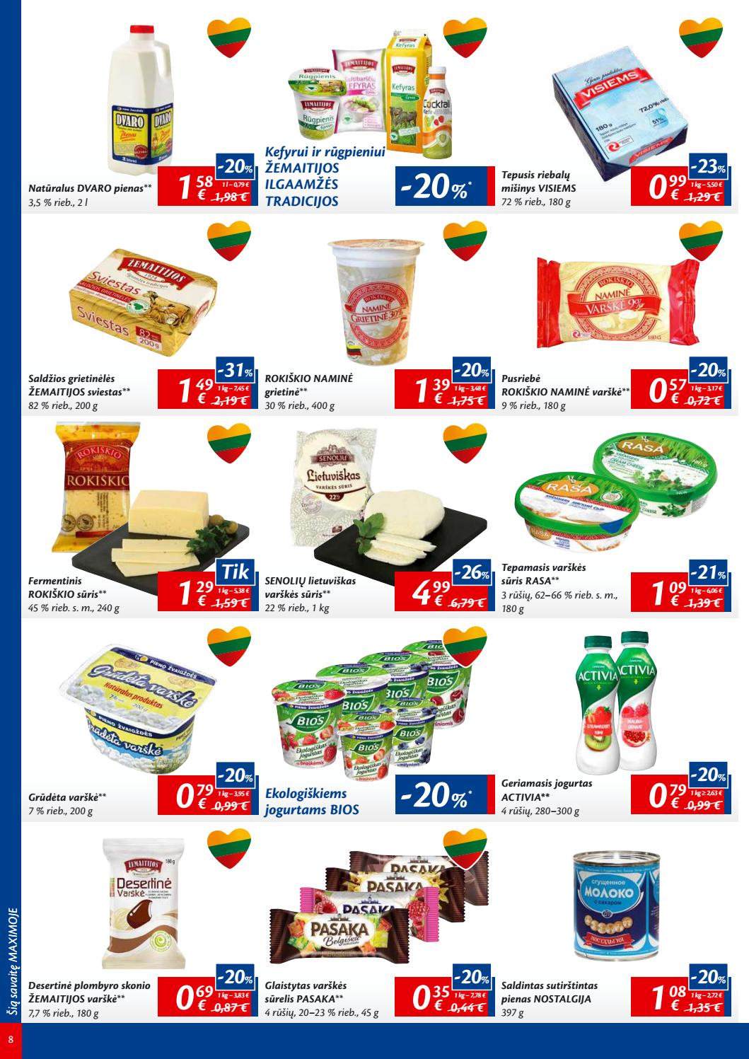 Maxima kaininis leidinys akcijos nuo 
  2019-08-20 iki 
  2019-08-26 | Leidinukas.lt puslapis 8