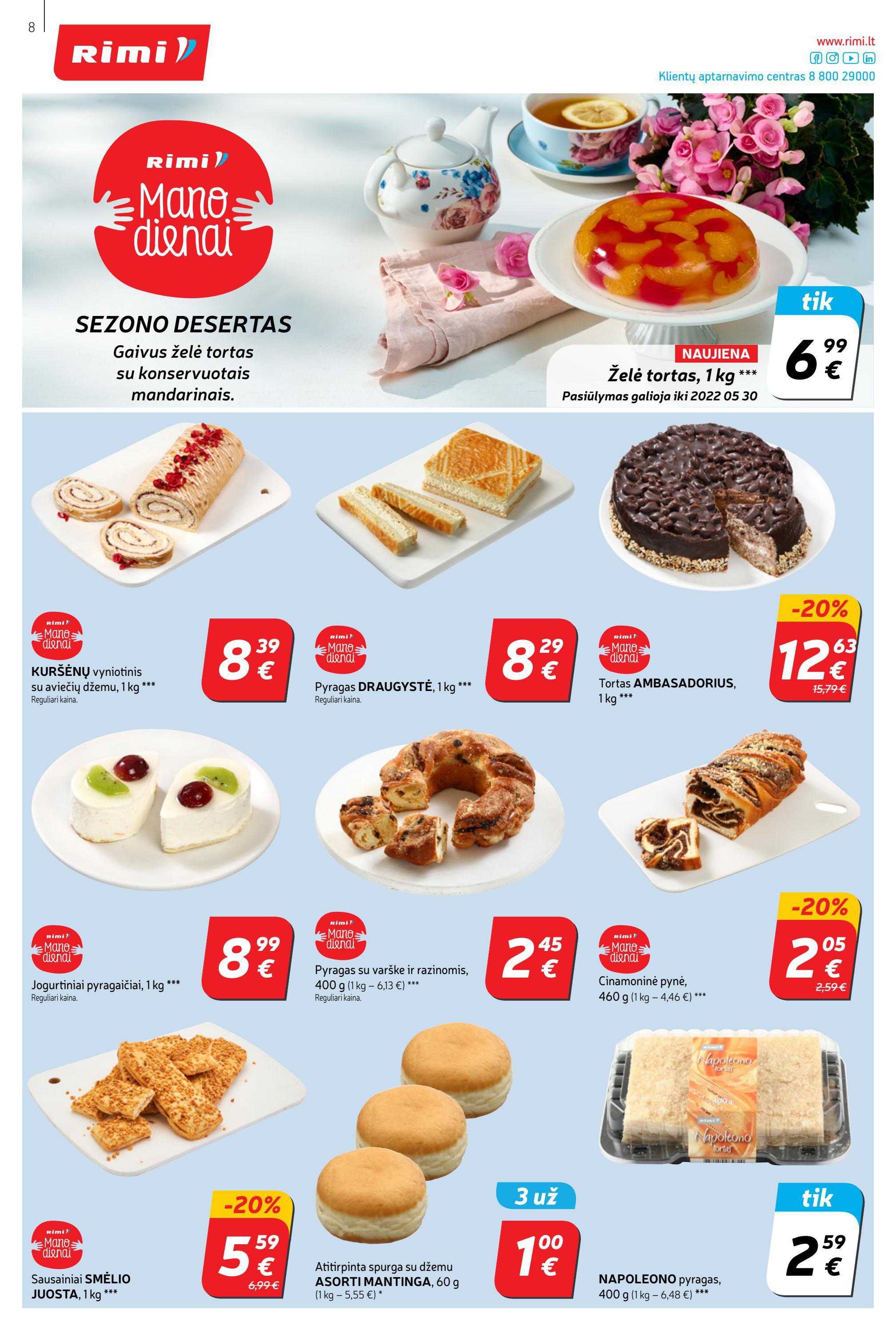 Rimi savaitinis leidinys akcijos nuo 
  2022-05-03 iki 
  2022-05-09 | Leidinukas.lt puslapis 8