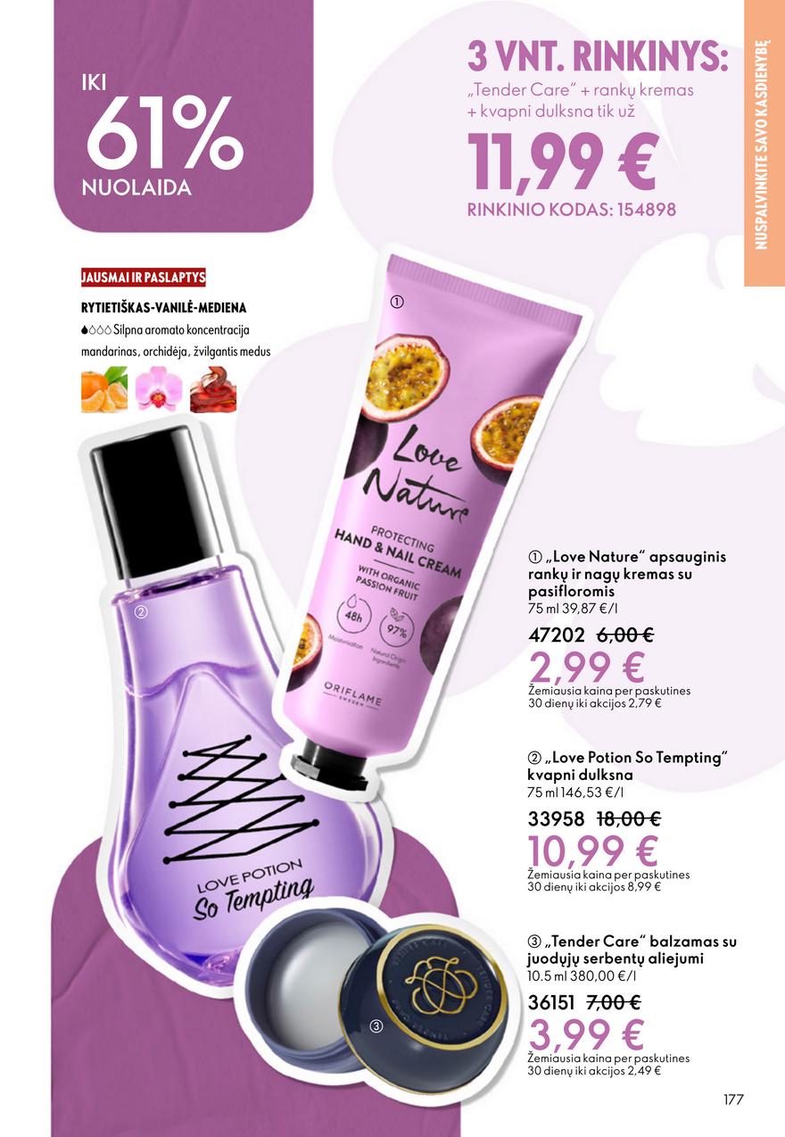 Oriflame katalogas akcijos nuo 
  2026-02-18 iki 
  2026-03-10 | Leidinukas.lt puslapis 177