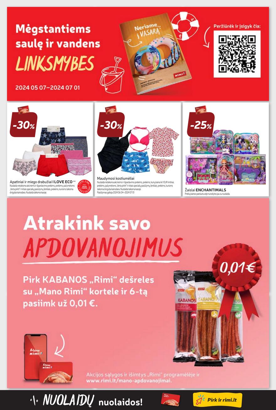 Rimi savaitinis leidinys akcijos nuo 
  2024-06-11 iki 
  2024-06-17 | Leidinukas.lt puslapis 33