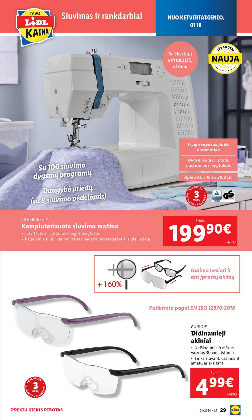 Ldil ne maisto prekių pasiūlymai akcijos nuo 
  2024-01-15 iki 
  2024-01-21 | Leidinukas.lt puslapis 29