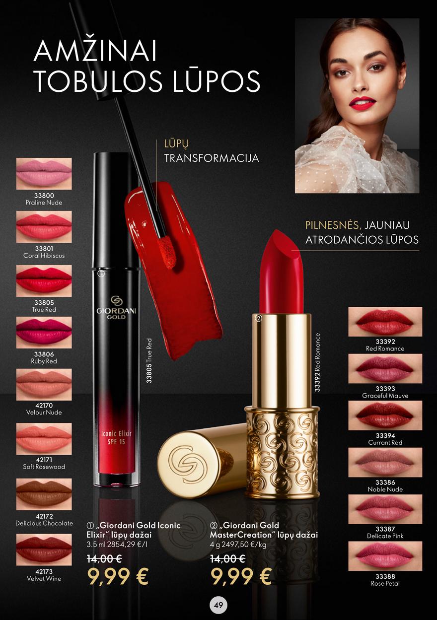 Oriflame katalogas akcijos nuo 
  2023-02-22 iki 
  2023-03-14 | Leidinukas.lt puslapis 49