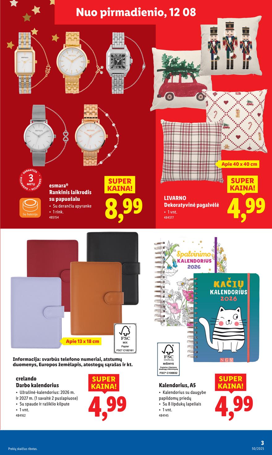 Lidl leidinys akcijos nuo 
  2025-12-08 iki 
  2025-12-14 | Leidinukas.lt puslapis 3