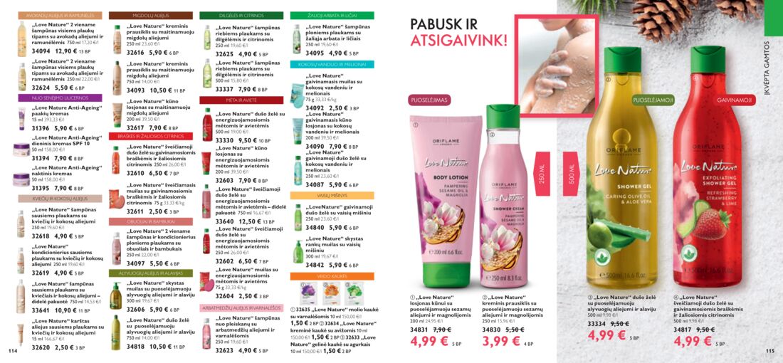 Oriflame katalogas akcijos nuo 
  2019-11-01 iki 
  2019-11-30 | Leidinukas.lt puslapis 58