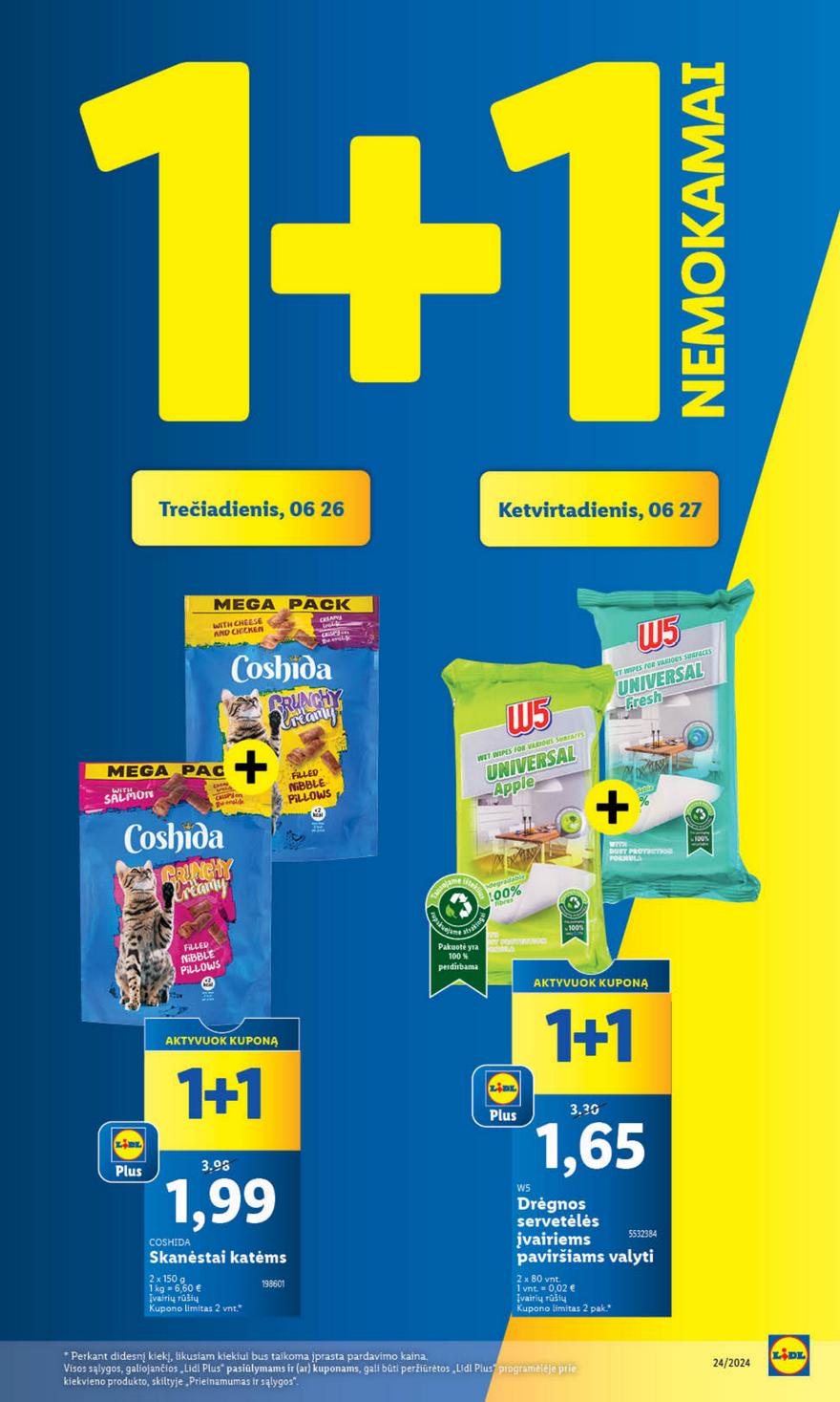 Lidl leidinys naujas akcijos nuo 
  2024-06-24 iki 
  2024-06-30 | Leidinukas.lt puslapis 17