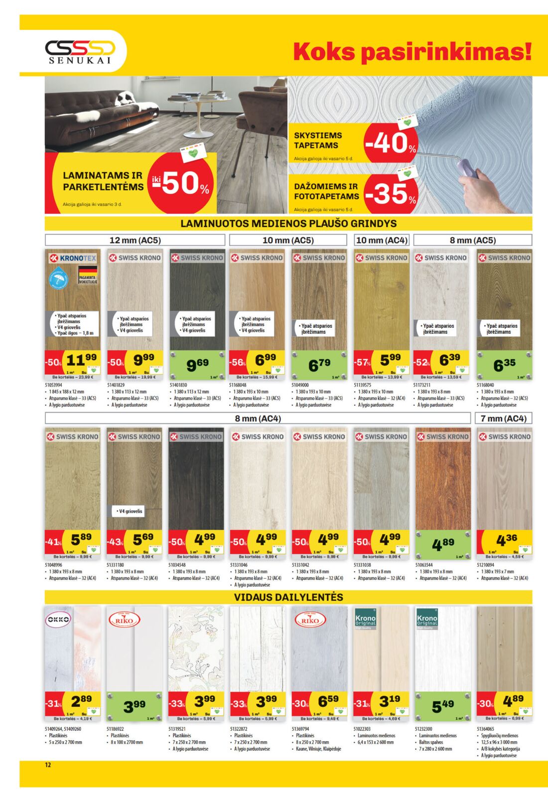 Senukai reklaminis leidinys akcijos nuo 
  2020-01-09 iki 
  2020-02-03 | Leidinukas.lt puslapis 12