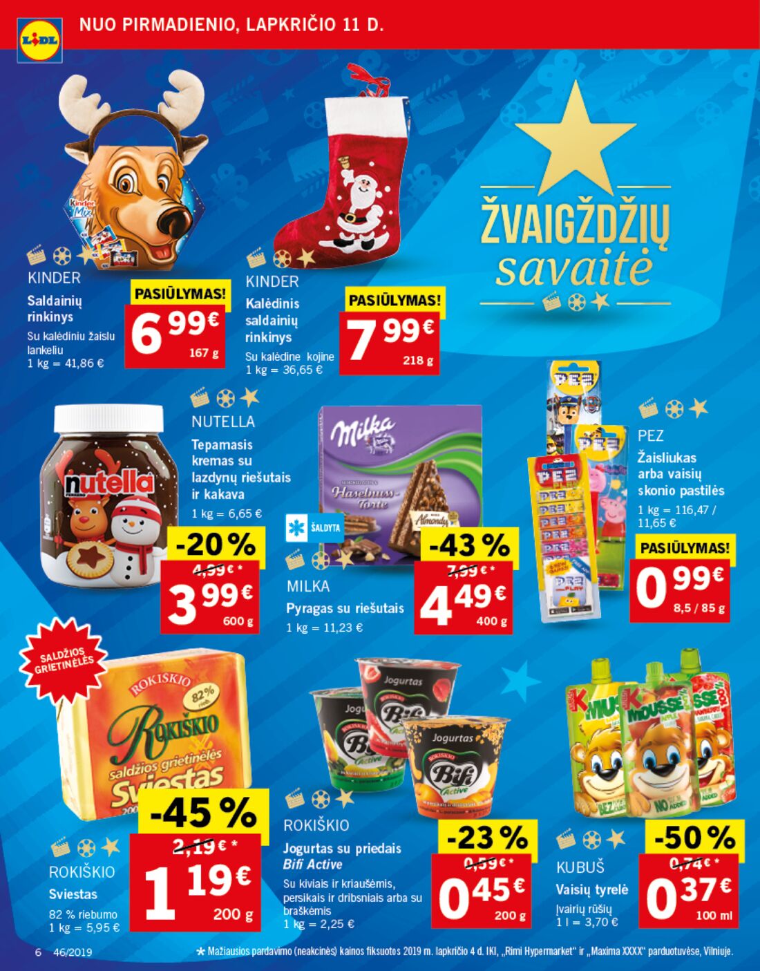 Lidl savaitinis leidinys akcijos nuo 
  2019-11-11 iki 
  2019-11-17 | Leidinukas.lt puslapis 6