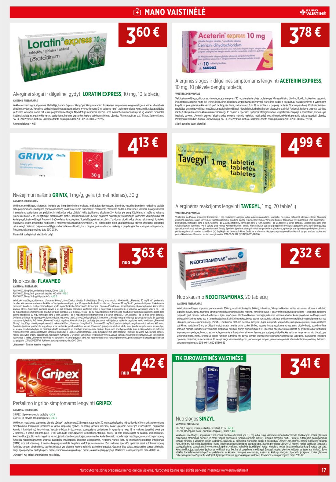 Euro vaistinė leidinys akcijos nuo 
  2019-07-01 iki 
  2019-07-31 | Leidinukas.lt puslapis 17