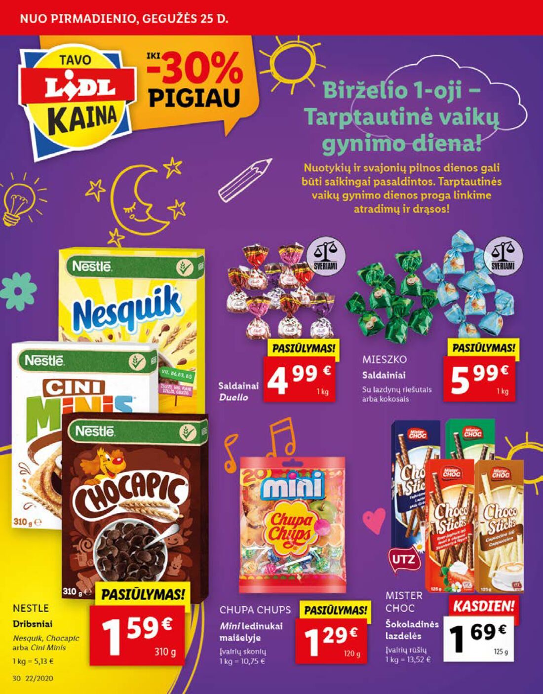 Lidl savaitinis leidinys akcijos nuo 
  2020-05-25 iki 
  2020-05-31 | Leidinukas.lt puslapis 30