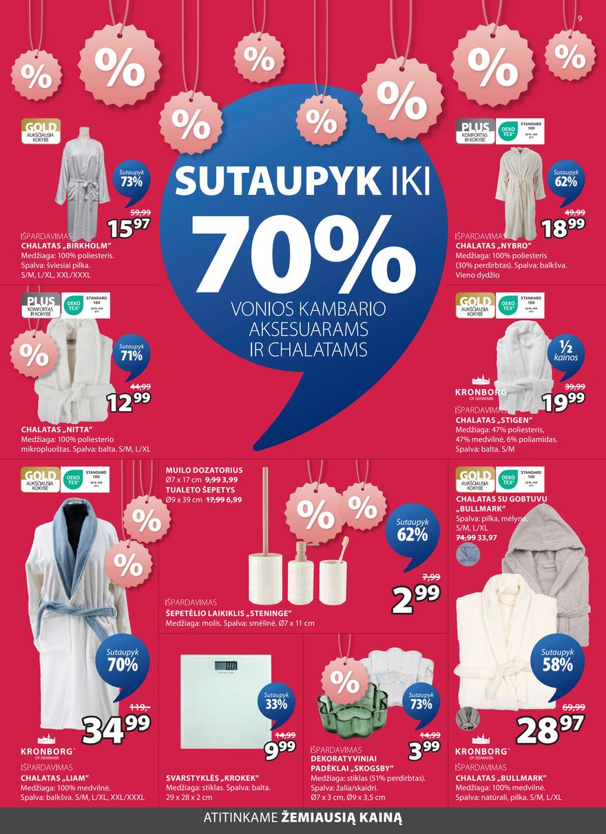 Jysk leidinys akcijos nuo 
  2026-01-06 iki 
  2026-01-19 | Leidinukas.lt puslapis 9