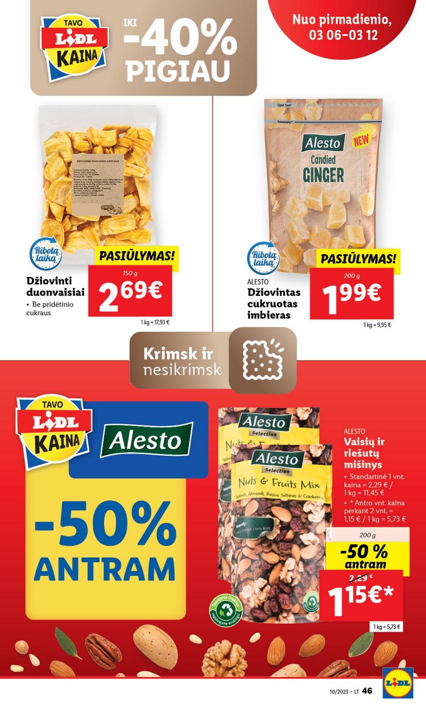 Lidl pasiūlymai akcijos nuo 
  2023-03-03 iki 
  2023-03-12 | Leidinukas.lt puslapis 46